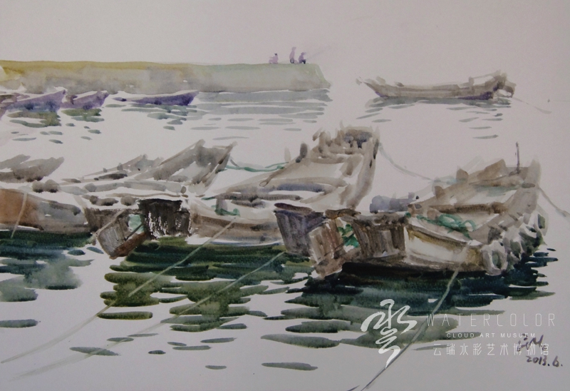 赵民生 《泊》39*27cm 2013年